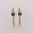 Black Butterfly Bangle