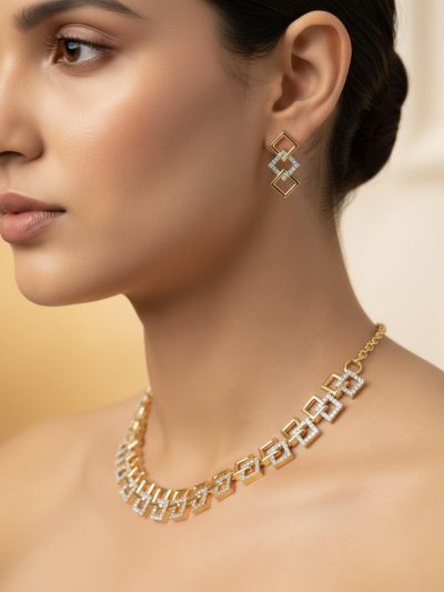 Golden Prism Necklace
