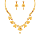 Traditional Ruby Accent Necklace