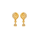 Elegant Curved Designer Drop Earrings