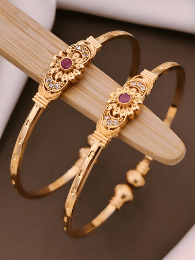Ruby Sunflower Bangle