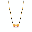 Traditional Black Bead Pendant Chain