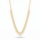 Elegant Pearl Fringe Layered Necklace